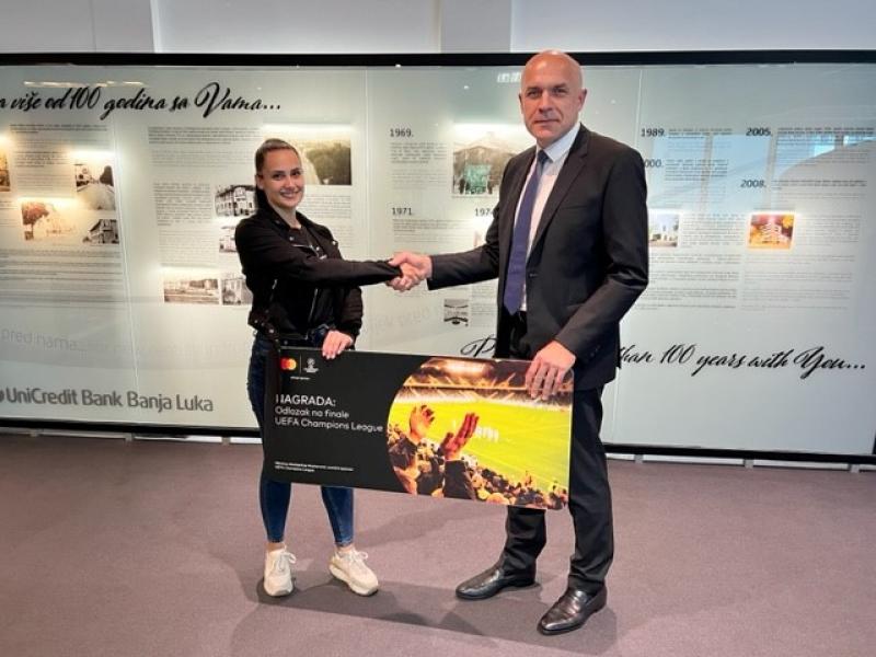 Mastercard® i UniCredit Bank Banja Luka uručili nagrade srećnim dobitnicima